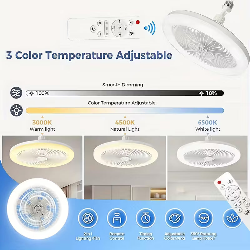 Rotatable 3-in-1 Ceiling Fan Light™