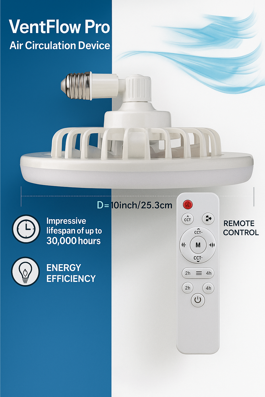 Rotatable 3-in-1 Ceiling Fan Light™